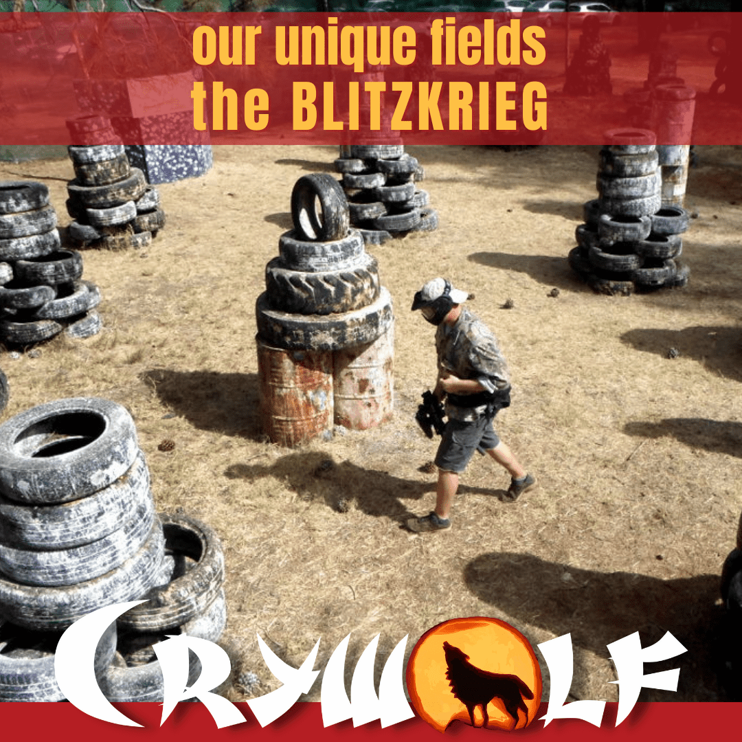 the Blitzkrieg Paintballfield Crywolf