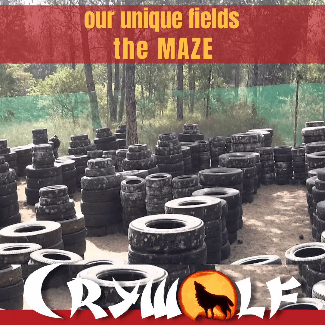 the Maze Paintballfield Crywolf